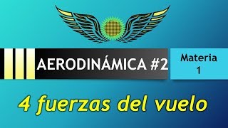 Aerodinámica 2  4 fuerzas del vuelo [upl. by Lenoj]