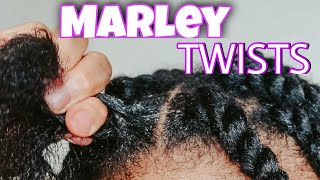 MARLEY TWIST TUTORIAL FOR BEGINNERS  RUBBER BAND METHOD SHORTS [upl. by Tak]