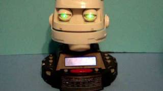 Animated Robotic Talking Clock Radio [upl. by Nikral296]