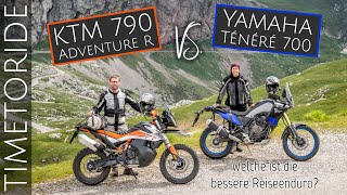 Reiseenduro Vergleichstest Yamaha Ténéré 700 vs KTM 790 Adventure R [upl. by Brody825]