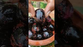 Jamun Makha shorts jamun fruit food blackjamun viral 😀 [upl. by Senilec]