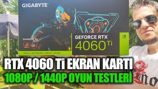 GIGABYTE RTX 4060 Ti GAMING OC Ekran Kartı İncelemesi [upl. by Paula]