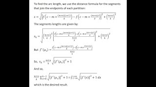 Arc Length Derivation in the New Calculus in just 5 simple steps [upl. by Nodnorb559]