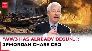 ‘World War 3 has already begun US largest bank JPMorgan Chase CEO Jamie Dimon issues big warning [upl. by Suiravad]