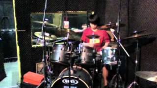 Texas In July  Hook Line and Sinner drum cover [upl. by Zerimar]