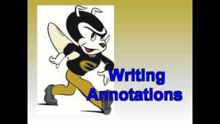 Writing Annotations with the Annotated Bilbliography Worksheet [upl. by Barbuto]