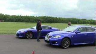 Lexus LFA vs Lexus ISF  Vmax Overboost  SCD Drag Races [upl. by Giltzow]