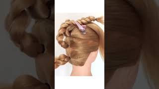 🥰 Easy classy Hairstyle at homeyoutubeshorts hairstyle shortsfeed hair hairtutorial trending [upl. by Frederick]