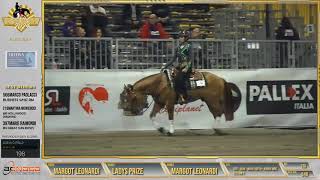 Futurity 2024  MARGOT LEONARDI amp LADYS PRIZE score 2125 [upl. by Oirevlis]