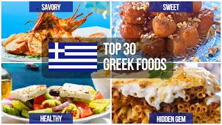 Top 30 Greek Foods 🇬🇷🫒 [upl. by Posehn385]