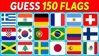 🚩 Guess the Country by the Flag Quiz 🌎  Can You Guess the 150 Flags [upl. by Allcot332]