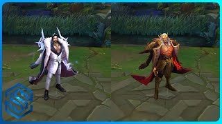 Prestige Chosen of the Swain vs Chosen of the Wolf Swain Skin Model Comparison [upl. by Wiltshire]