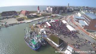 Fischkutter u Bauernprotest zur Agrarministerkonferenz in Büsum am 23032023 [upl. by Zackariah939]