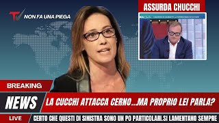 A SINISTRA SONO CONFUSILA CUCCHI ATTACCA A CERNOMA NON HA SENSOPROPRIO LEI PARLA [upl. by Petigny604]