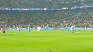 Besiktas fans against Napoli [upl. by Nnaeirrac]