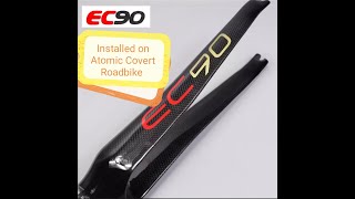 EC90 Carbon Fork Installed on Atomic Covert Roadbike [upl. by Annabell]