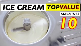 10 Top Value Ice Cream Gelato Maker Machines [upl. by Maurili]