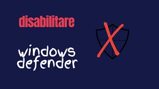 Come Disinstallare Windows Defender  Windows 10 [upl. by Cassella313]