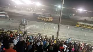 Crash o Mania Night 2 School Bus Figure 8 Auburndale Speedway [upl. by Pressey531]