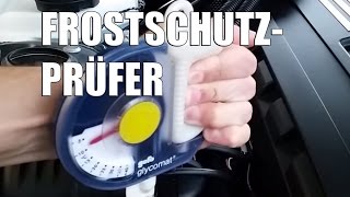 Frostschutzprüfer Gefo Glycomat 1100 im Live Test  83metoo [upl. by Tada]