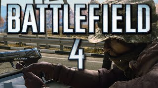 Battlefield 4 Funny Moments  Lucky Bag Driver FaZe Noob Hovercraft Lag Battlefield Funtage [upl. by Vachil]