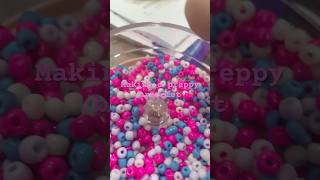 Making a bracelet beads blowup trend preppy aesthetic comedy shorts diy crafts trending [upl. by Idorb634]