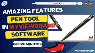 Chapter 8  Features of Pen tools in myViewBoard App in ViewSonic Board  viewsonic [upl. by Dlanar91]