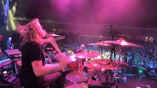 Devin Townsend Playing Kingdom Live In Los Angeles Drum Cam [upl. by Hawken434]