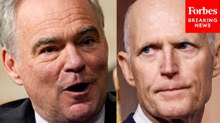 Rick Scott Blocks Unanimous Consent Request To Confirm Judicial Nominees Then Tim Kaine Responds [upl. by Rothschild]