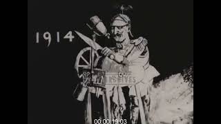 Animated Propaganda from WW1 1910s  Film 1007597 [upl. by Enyr489]