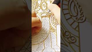 Wire working  cloisonne painting art for beginners cloisonnekit cloisonne cloisonneart [upl. by Carree]