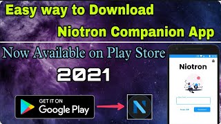 Niotron Companion app now available on Google play Store How to connect Niotron companion app [upl. by Emanuele]