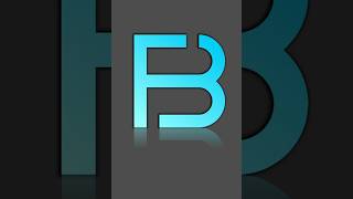 Letter F B Logo Design in Coreldraw [upl. by Leisha888]