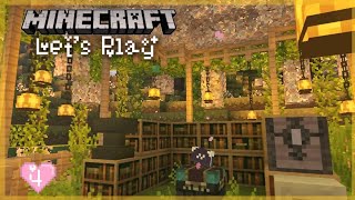 Enchanting Area🔮  Renovating the House  Ep 4  MCPE Lets Play Cute Cottagecore🪷 [upl. by Jessa]