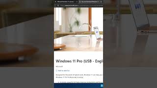 Windows 11 Pro official download windows11 shorts keywindows [upl. by Dymoke150]