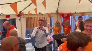 EK feestje bij Dennis vd Steen Altijd leuk daar [upl. by Ribak]