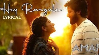 Hey RANGULE song in Telugu Sai pallaviShiva Karthikeya  Aamaran movie [upl. by Gherlein]