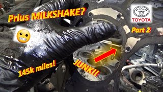 Pt 2 Prius MILKSHAKE Head Gasket FAIL Hidden COST of Hybrids [upl. by Balliol]