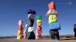 Ugo Rondinone Seven Magic Mountains [upl. by Hilliary]