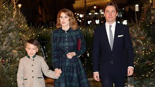 Princess Beatrice’s Wine Red Outfit Is a Masterclass in Merry Maternity Dressing [upl. by Tharp402]