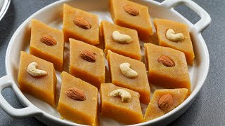 Chana Dal Barfi  Sweet Recipe  Chana Dal Katli  Dessert Recipe  NOven [upl. by Gunzburg]