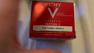 Vichy LiftActiv PeptideC AntiAging Face Cream Quick Review [upl. by Margalit]