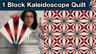 💥 KALEIDOSCOPE Quilt Block Tutorial  Controlled Stitch amp Flip [upl. by Belmonte]