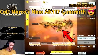 CoD Narcos New Ak 117 Gunsmith New AK117 Loadout By CoD Narco Call of Duty Mobile [upl. by Joyce61]