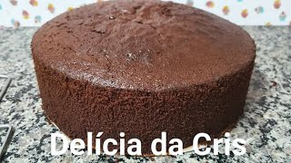 BOLO DE CHOCOLATE COM MARGARINA SUPER FOFO [upl. by Yeldahc]