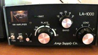 LINEAR AMPLIFIER MODEL LA1000 AMP SUPPLY CO [upl. by Haskins]