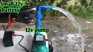 12volts SOLAR WATER PUMP 180WATTS  ganito pala siya kalakas [upl. by Butcher]