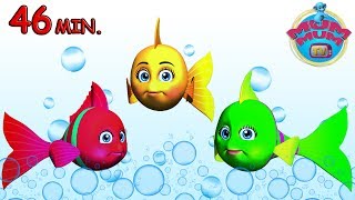 3 Little Fishes The Wheels On the Bus and more English Nursery Rhymes Songs for Kids  Mum Mum TV [upl. by Gervase]