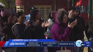 Rally held at Syracuse City Hall regarding lead levels in water [upl. by Eugenia]