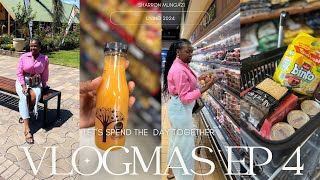 VLOGMAS EP 4  Went Back Again  Shopping  Lots of Food tasting  Clean with me  zimyoutuber [upl. by Eelrac]